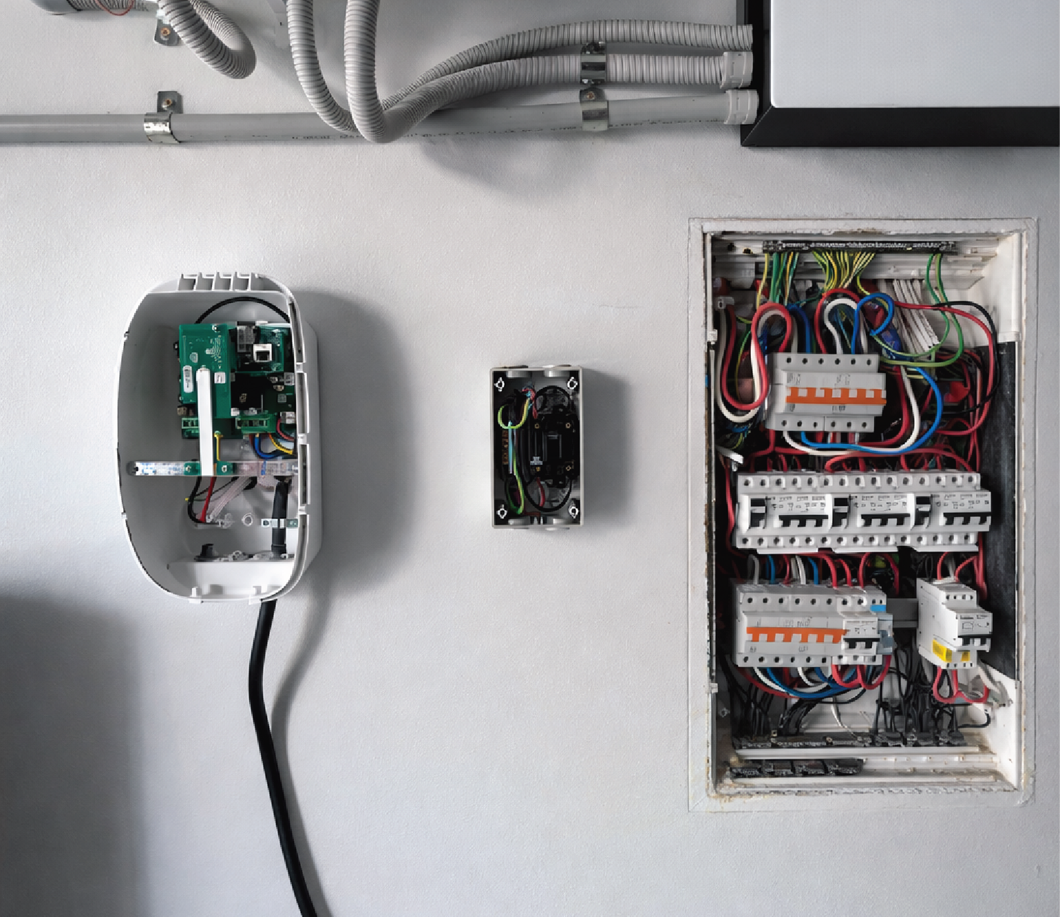 Home EV charger and switchboard installation by Near Me Electrical